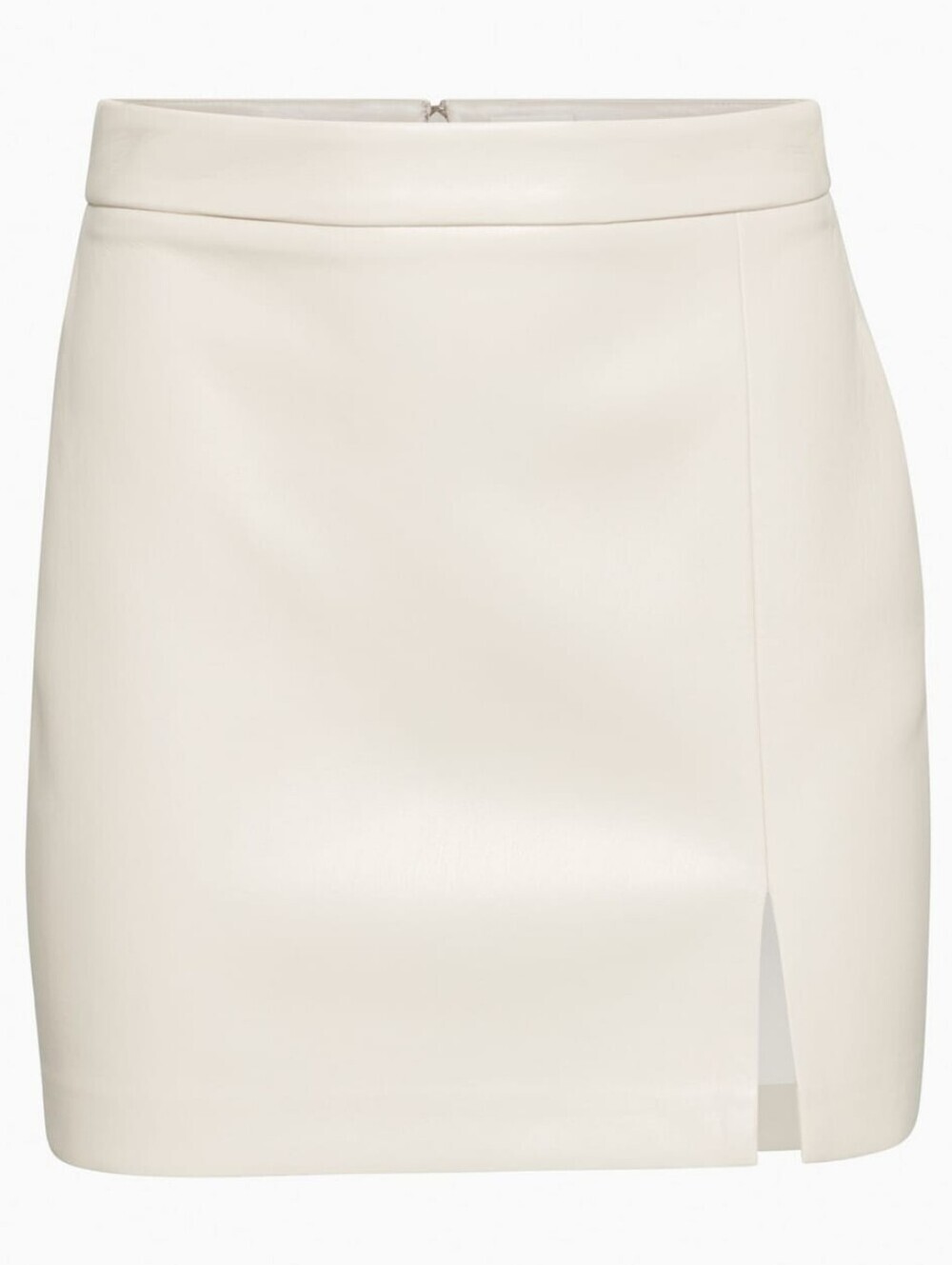 Wilfred Aritzia Women's Contemporary Cream Patio Faux Leather Mini Skirt Size 4 - Picture 4 of 9